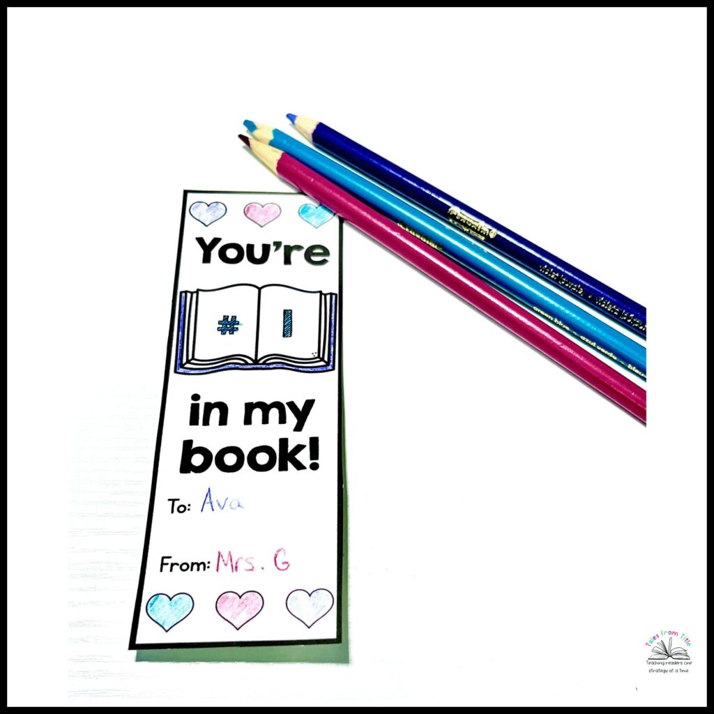 Color your own bookmark
